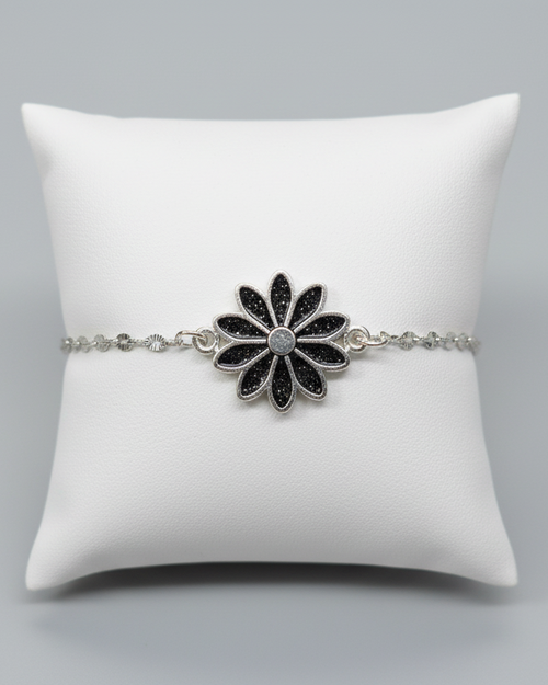 Bloom Anklet with Silver Chain