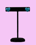Sweetheart Glitter Studs