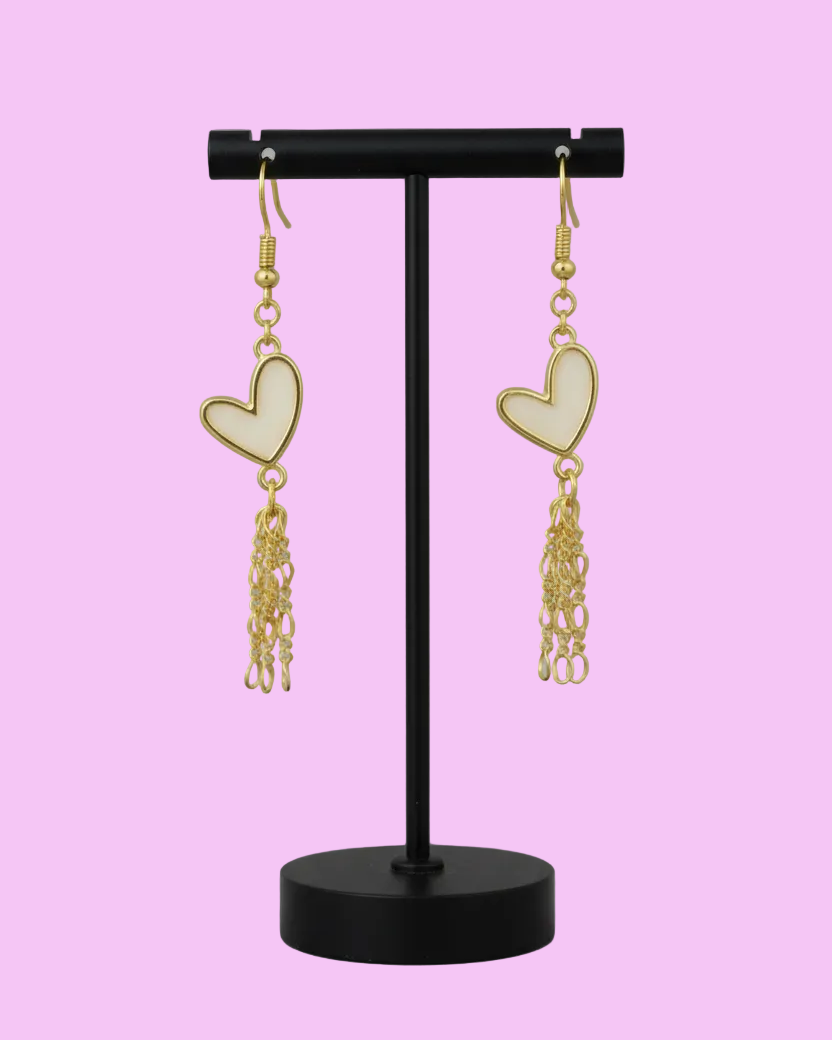 Heart & Fringe Drops