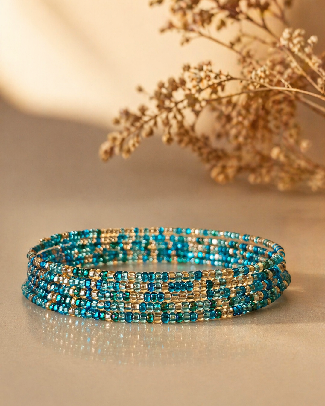 Reef Beaded Cuff