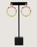 Garden Hoop Earrings