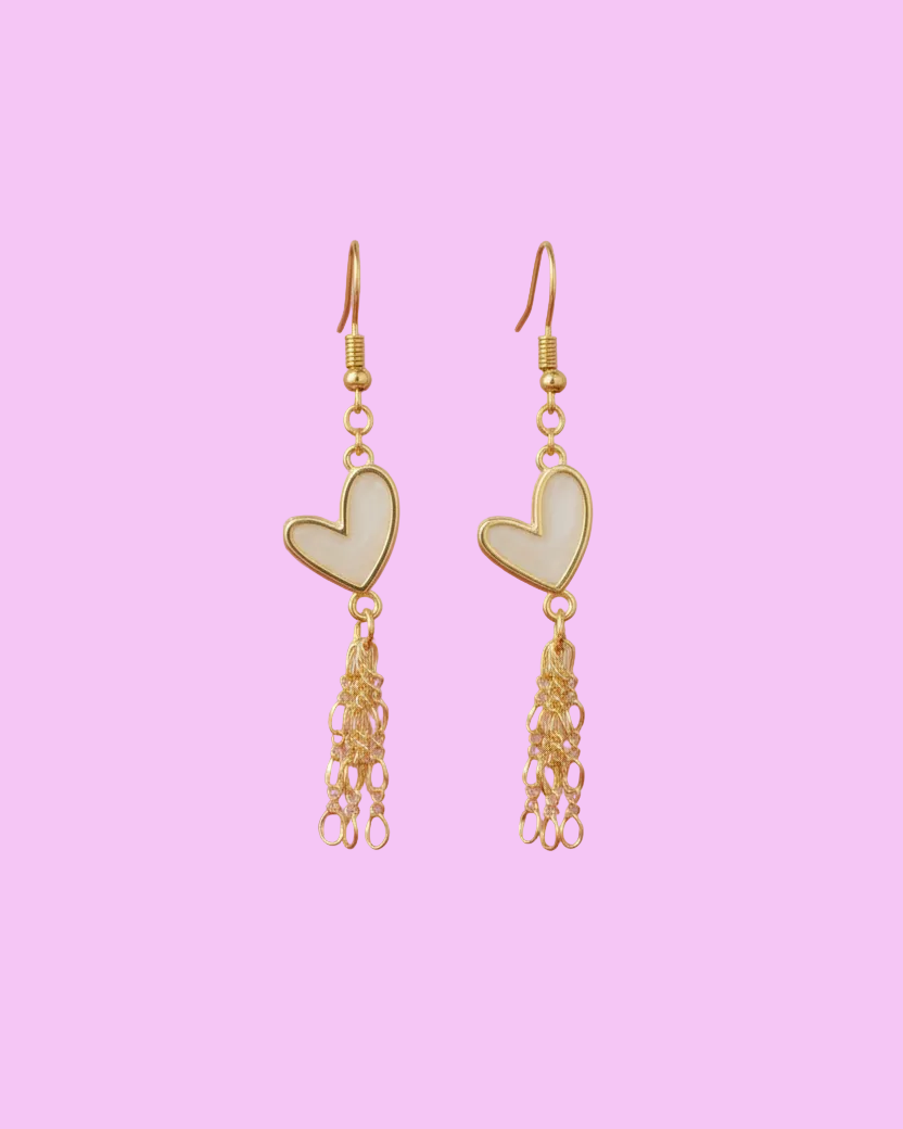 Heart & Fringe Drops