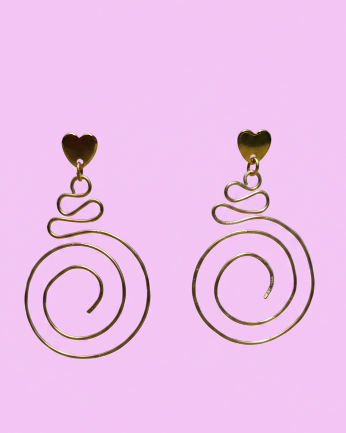 Metal Heart Spirals