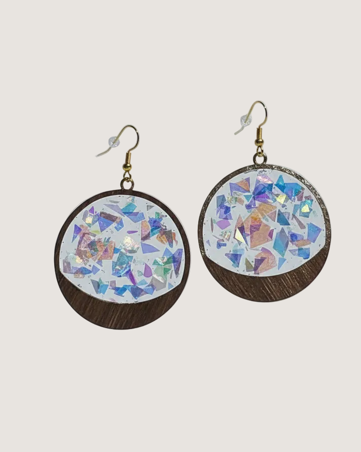 Gold Crescent Confetti Rounds