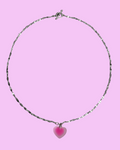 Blurred Heart Necklace
