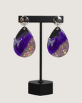 Violet Flutter Teardrops