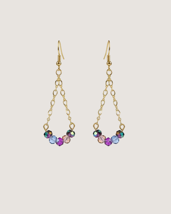 Coconut Crystal Chain Drop