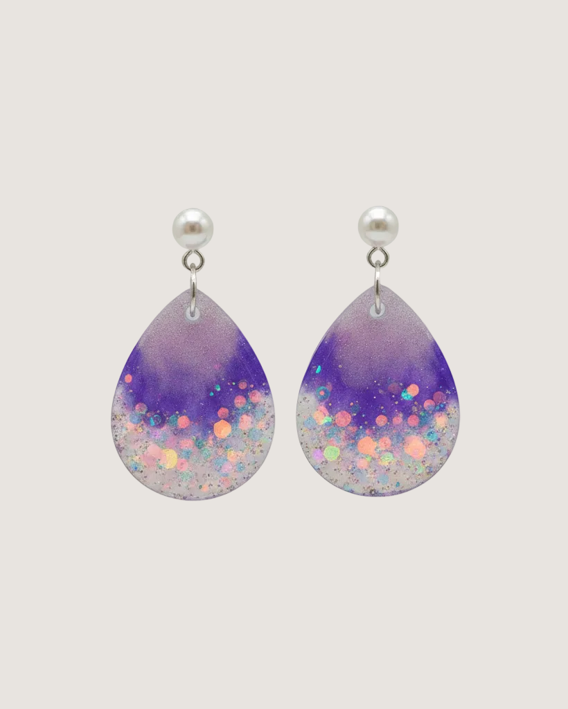 Purple Horizon Teardrops