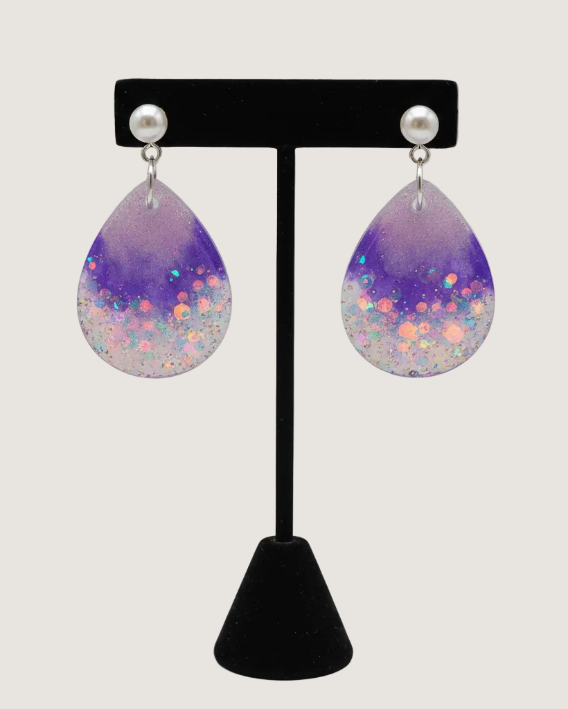 Purple Horizon Teardrops