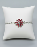 Bloom Anklet with Silver Chain